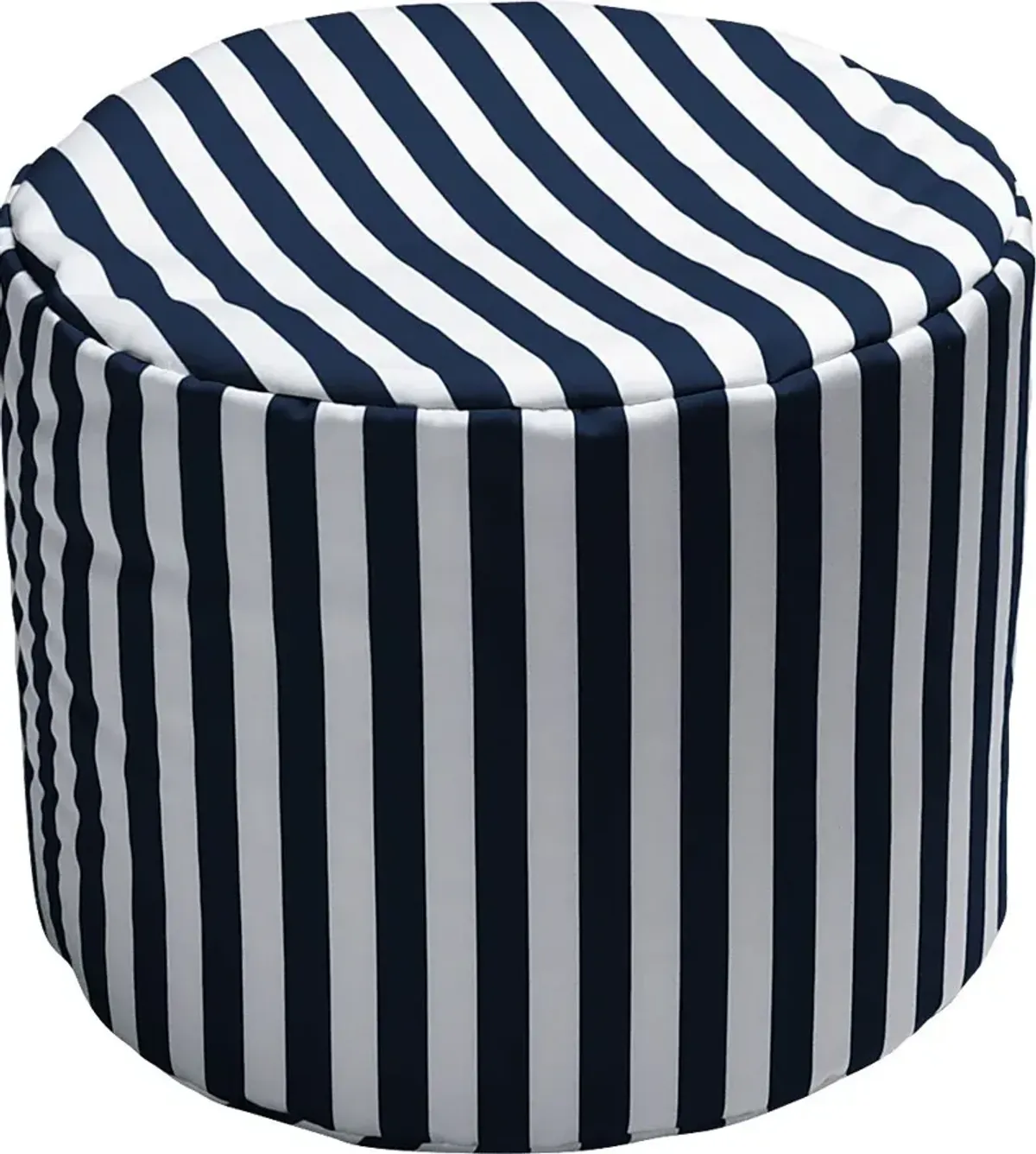 Kids Poppilly Navy/White Indoor/Outdoor Ottoman