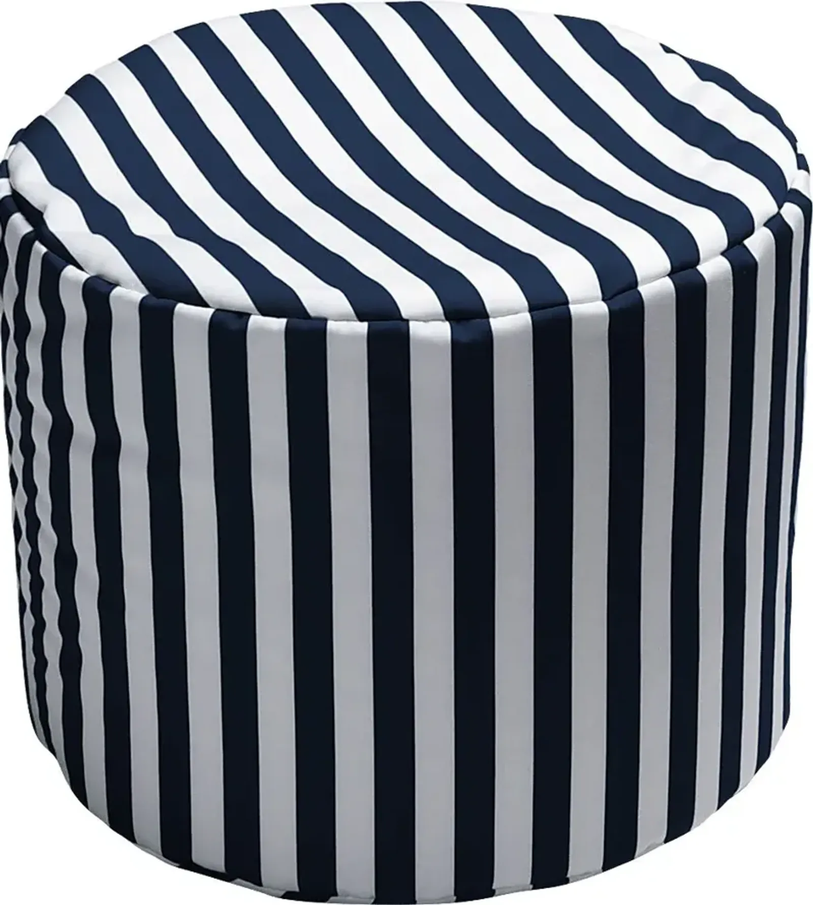 Kids Poppilly Navy/White Indoor/Outdoor Ottoman