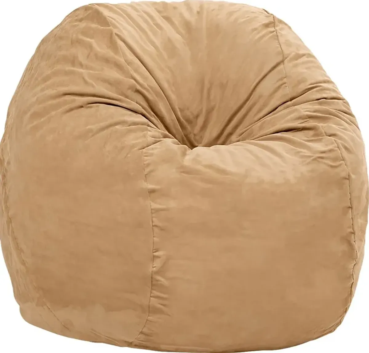 Kids Marshmellow Tan Bean Bag Chair