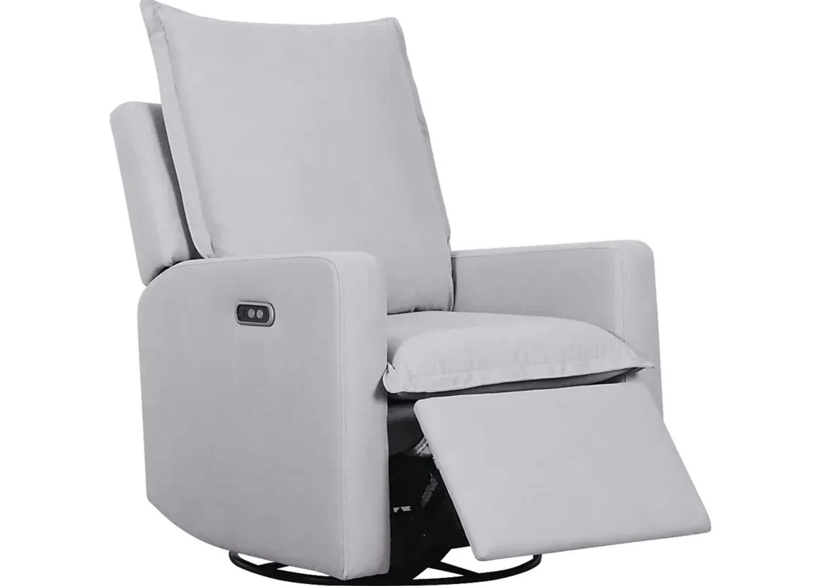 Chandler Cloud Gray Power Glider Recliner