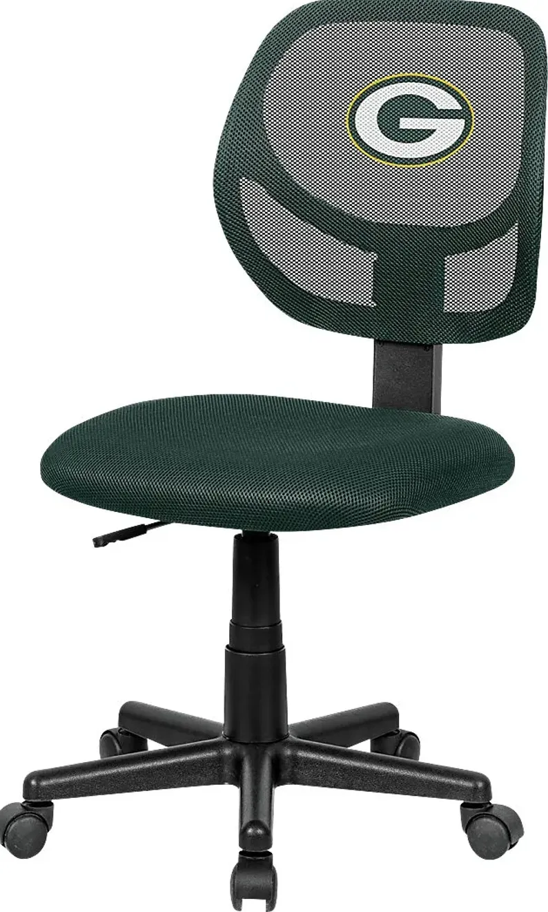 Ball Hacker NFL Green Bay Packers Green Office Chair