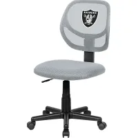 Ball Hacker NFL Las Vegas Raiders Gray Desk Chair