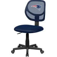 Ball Hacker NFL New England Patriots Navy Desk Chair