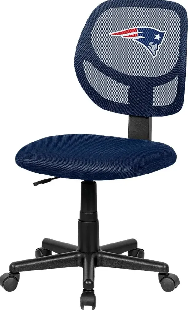 New England Patriots Navy Desk Chair