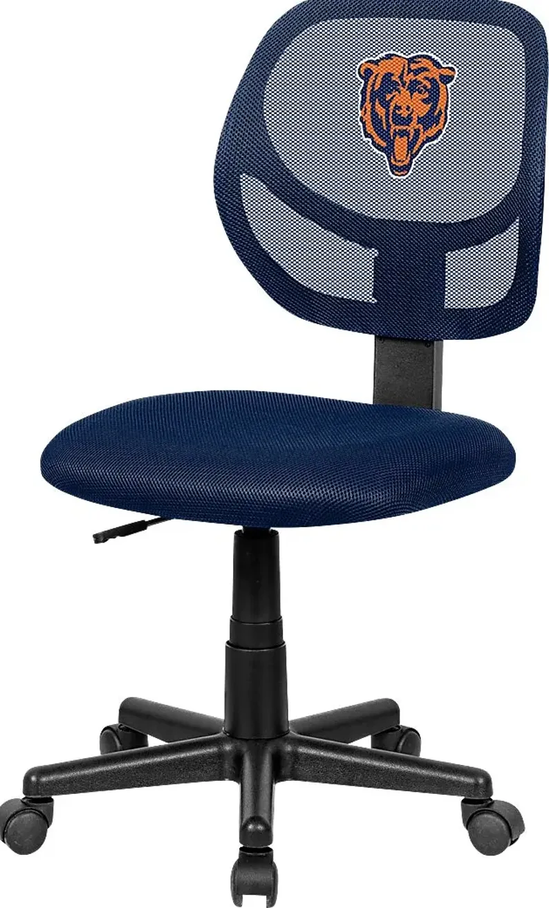 Ball Hacker NFL Chicago Bears Navy Desk Chair