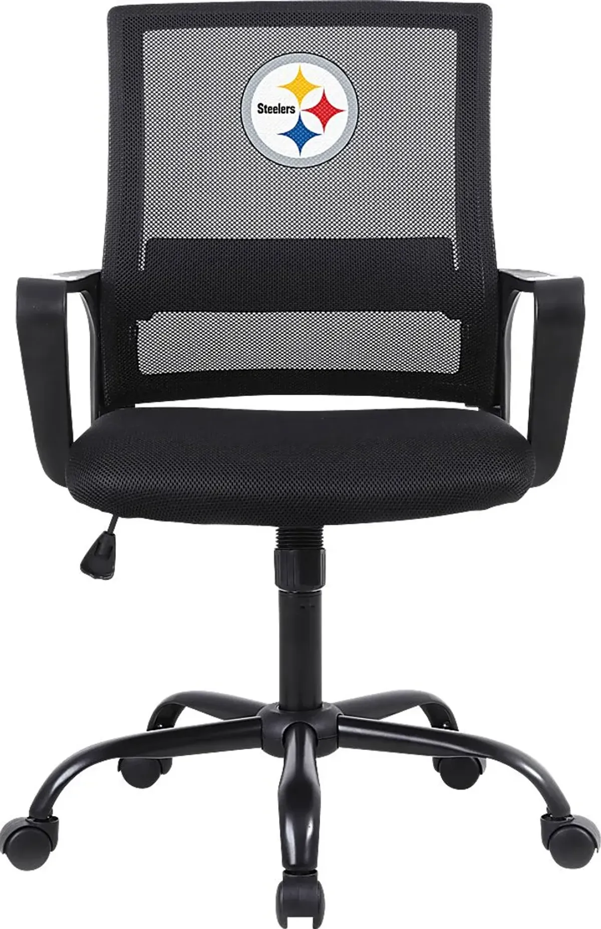 Tough Match NFL Pittsburgh Steelers Black Desk Chair