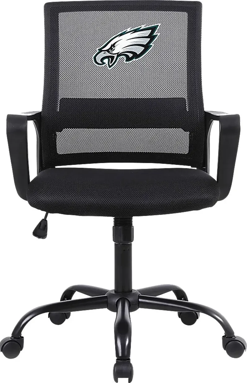 Tough Match NFL Philadelphia Eagles Black Desk Chair