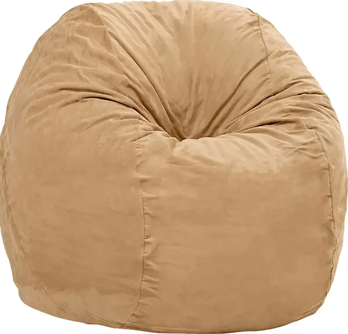 Kids Marshmellow Tan Large Bean Bag Chair