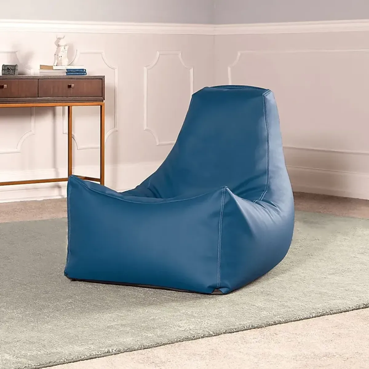 Kids Wilfy Royal Blue Large Bean Bag Chair