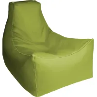 Kids Wilfy Green Large Bean Bag Chair