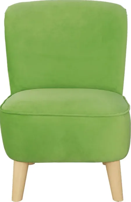 Kids Vonny Green Accent Chair