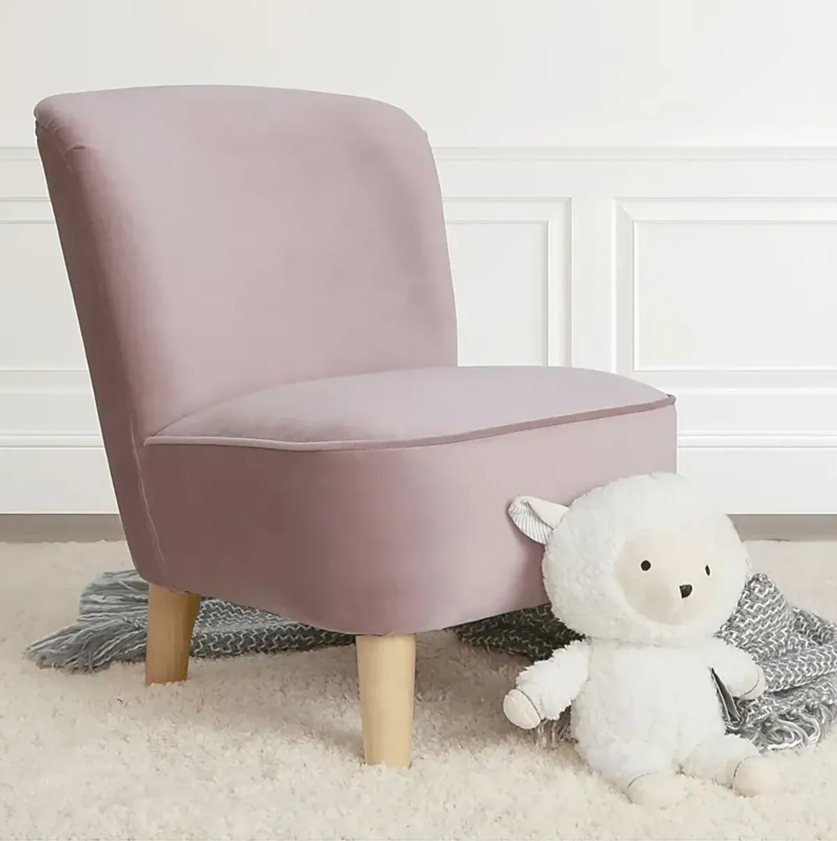 Kids Vonny Lilac Accent Chair