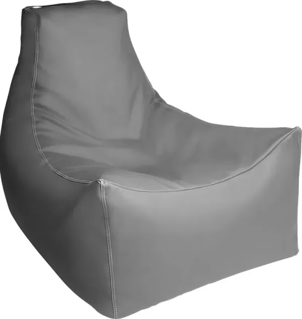 Kids Wilfy Gray Large Bean Bag Chair