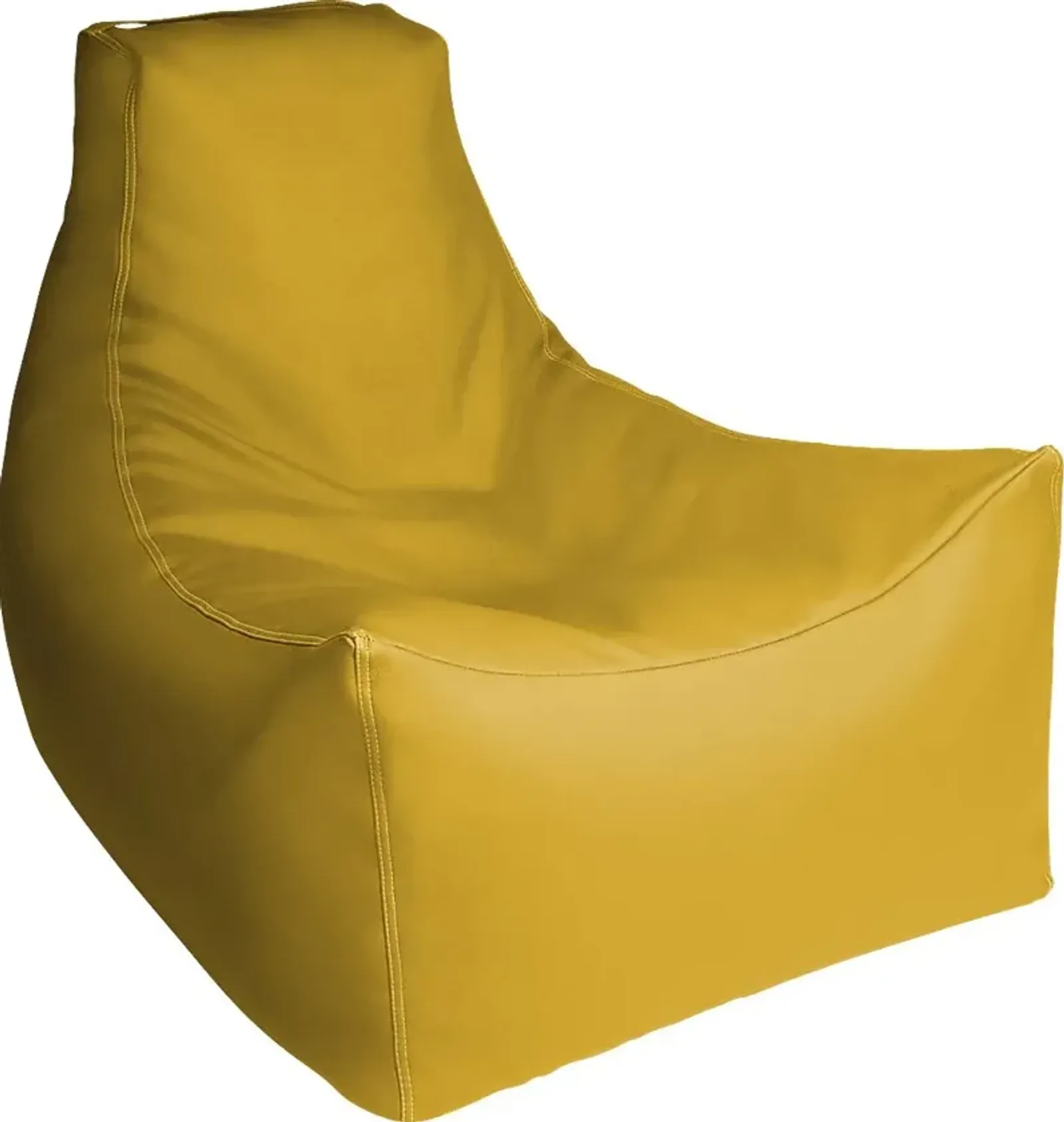 Kids Wilfy Yellow Large Bean Bag Chair