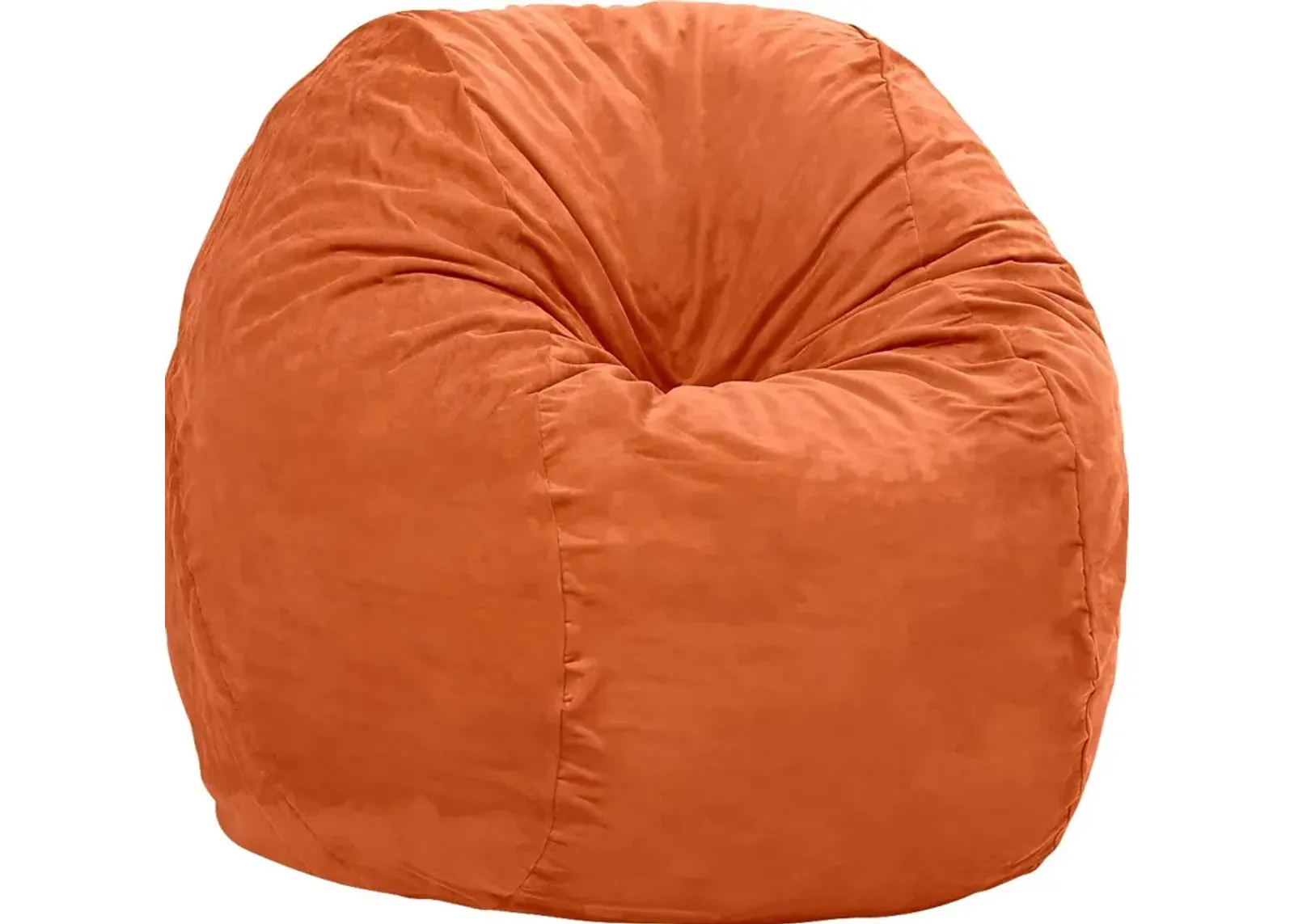 Kids Marshmellow Orange Large Bean Bag Chair