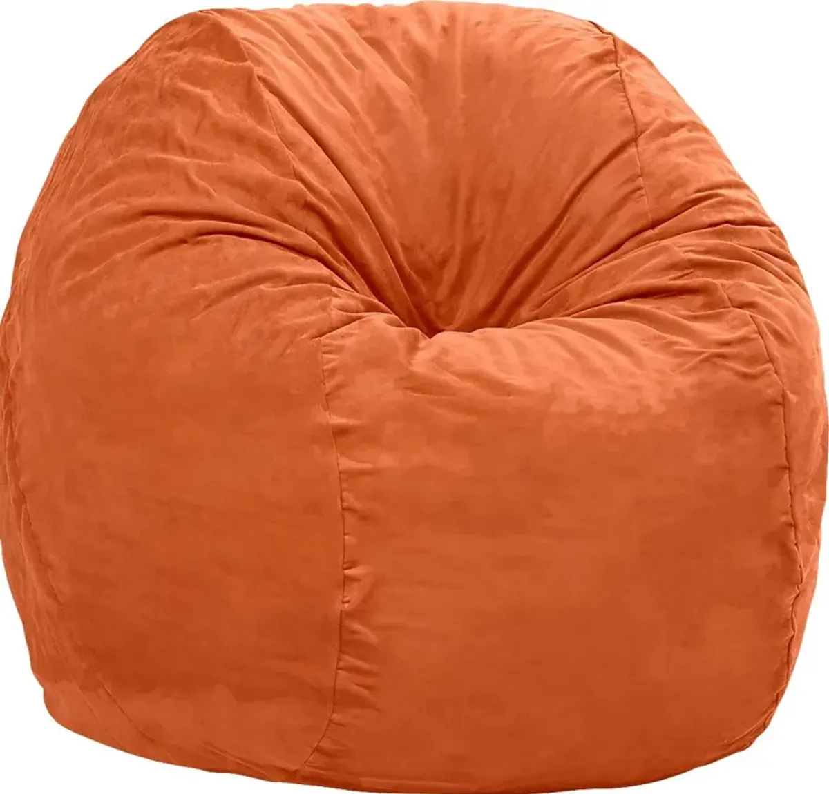 Kids Marshmellow Orange Large Bean Bag Chair