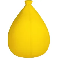 Kids Birthday Balloon Yellow Bean Bag Chair