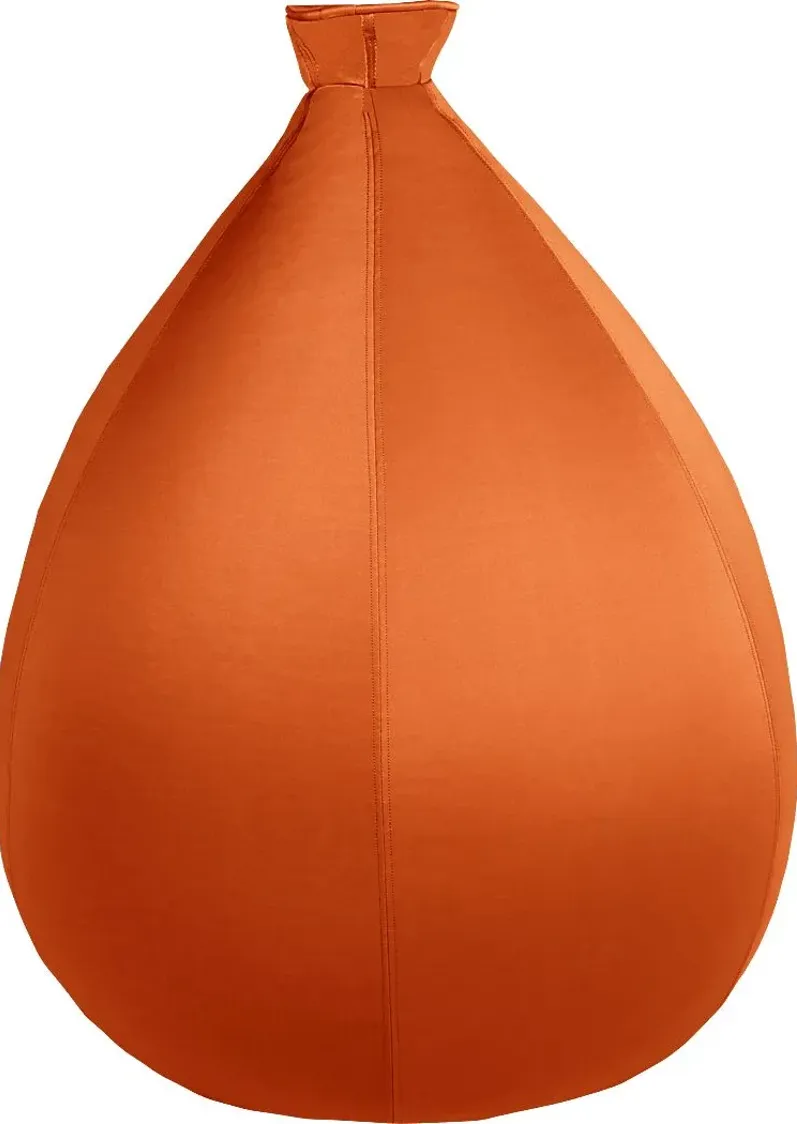 Kids Birthday Balloon Orange Bean Bag Chair