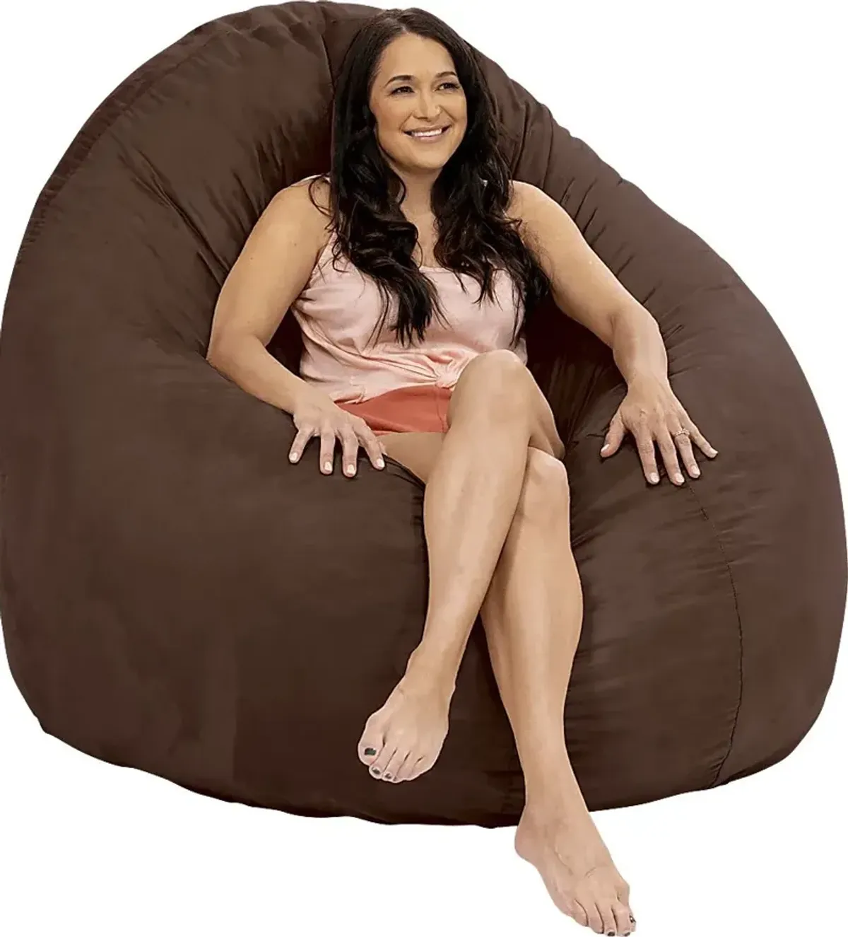 Lazy Days Brown Bean Bag Chair