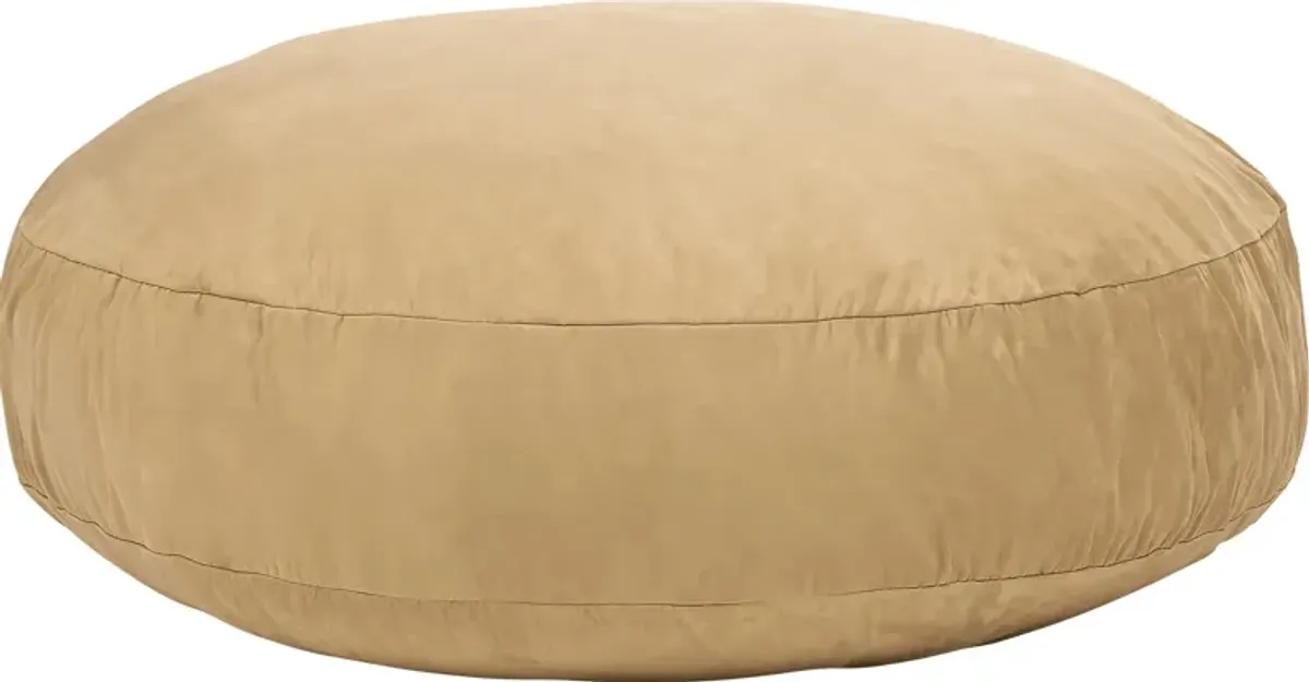 Lazy Dayz Tan Bean Bag Chair