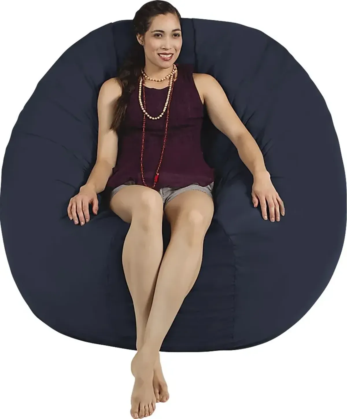 Lazy Dayz Navy Bean Bag Chair