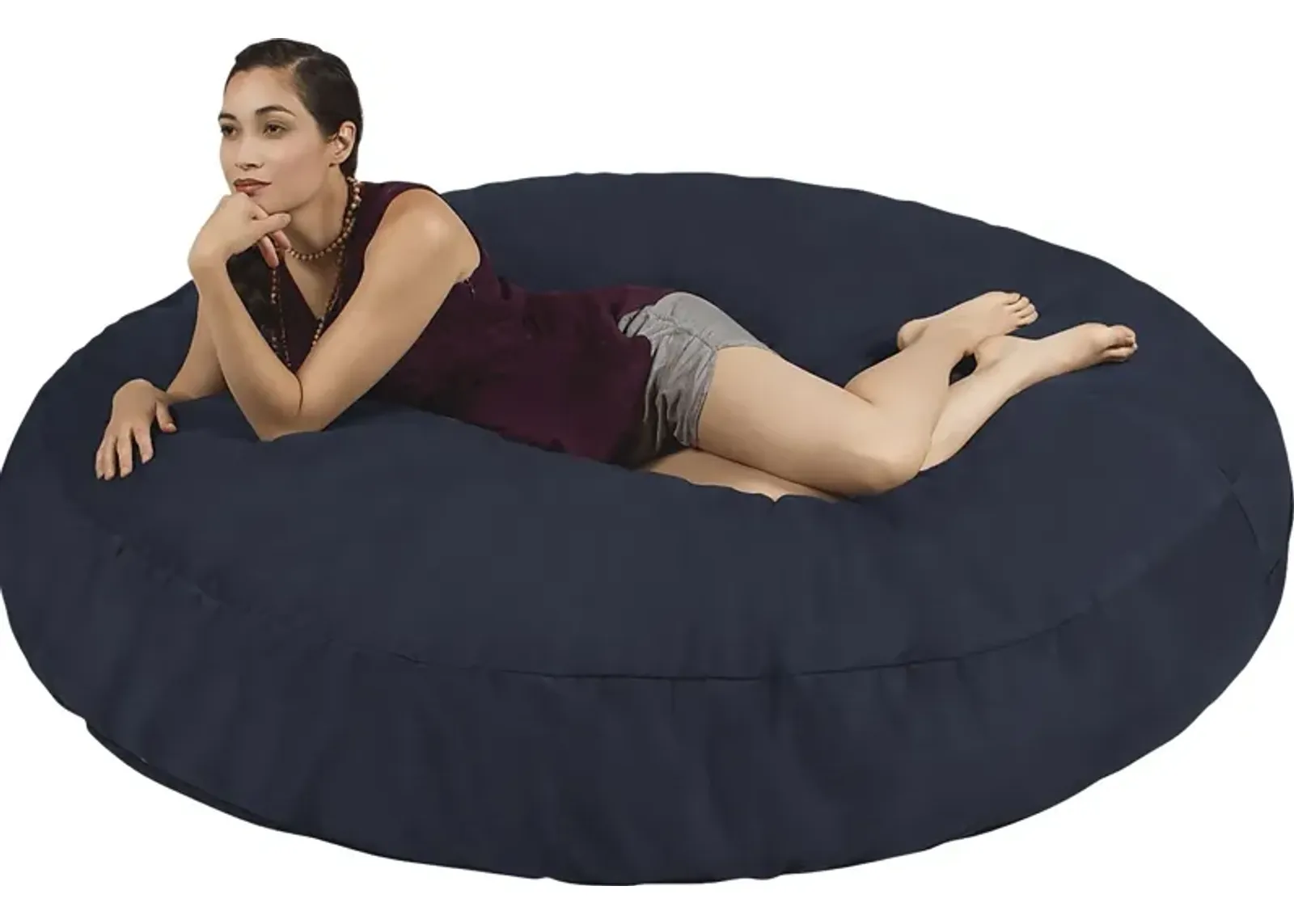 Lazy Dayz Navy Bean Bag Chair