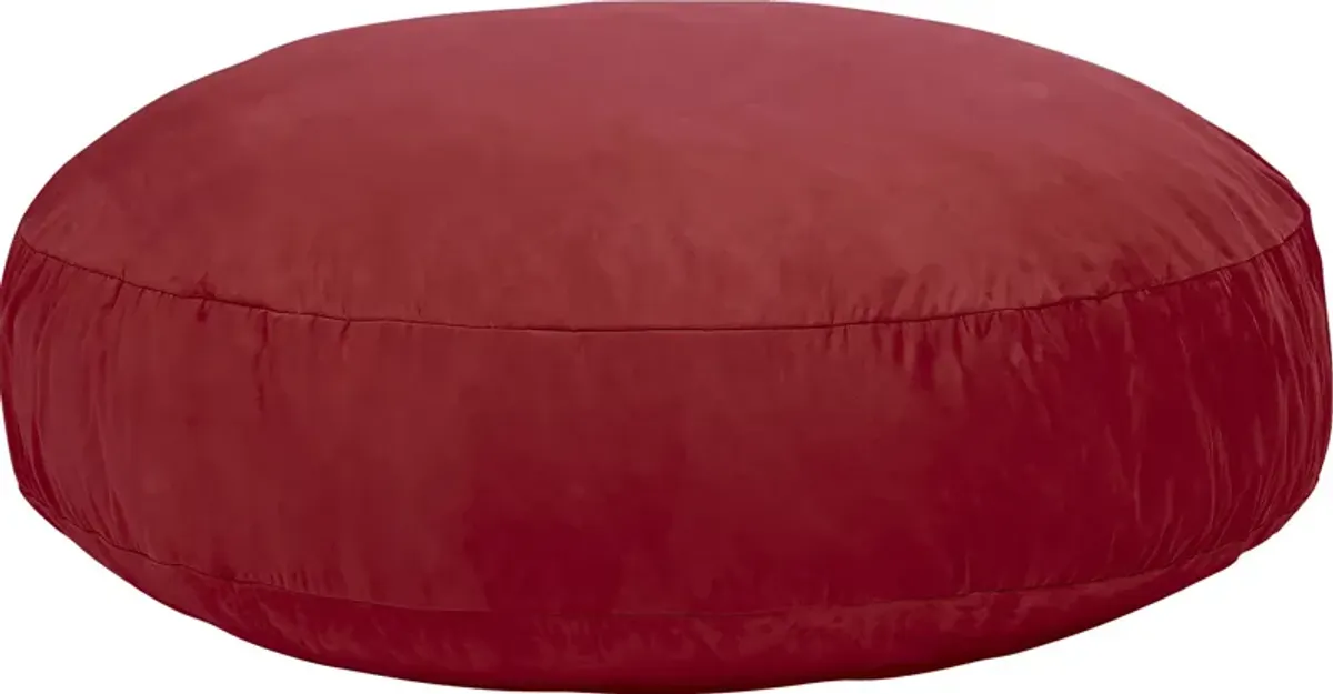 Lazy Dayz Red Bean Bag Chair