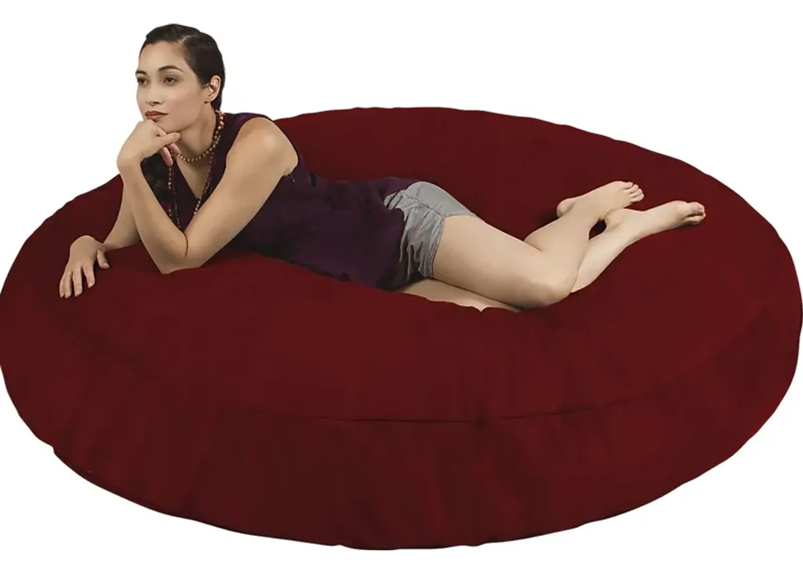 Lazy Dayz Red Bean Bag Chair