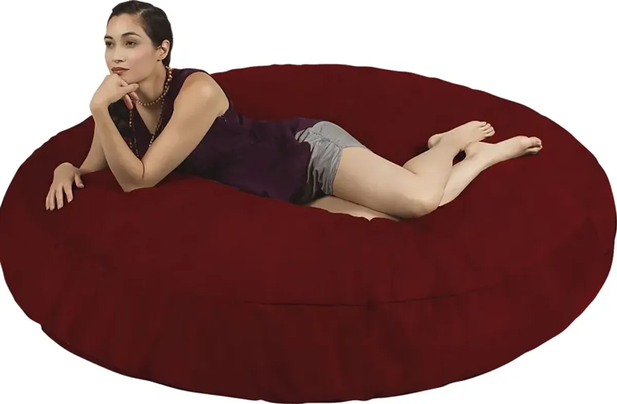 Lazy Dayz Red Bean Bag Chair