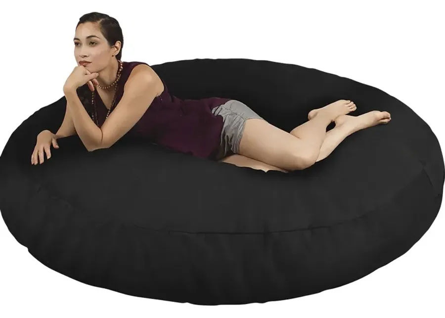 Lazy Dayz Black Bean Bag Chair