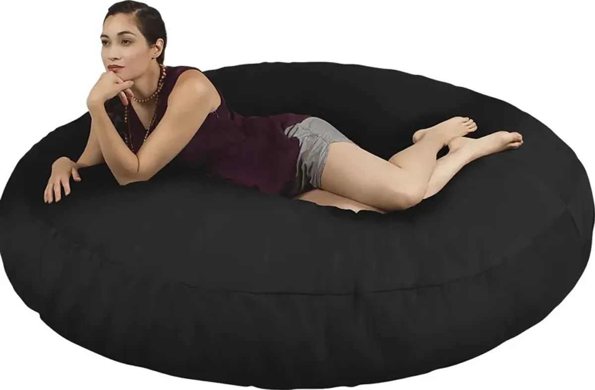 Lazy Dayz Black Bean Bag Chair