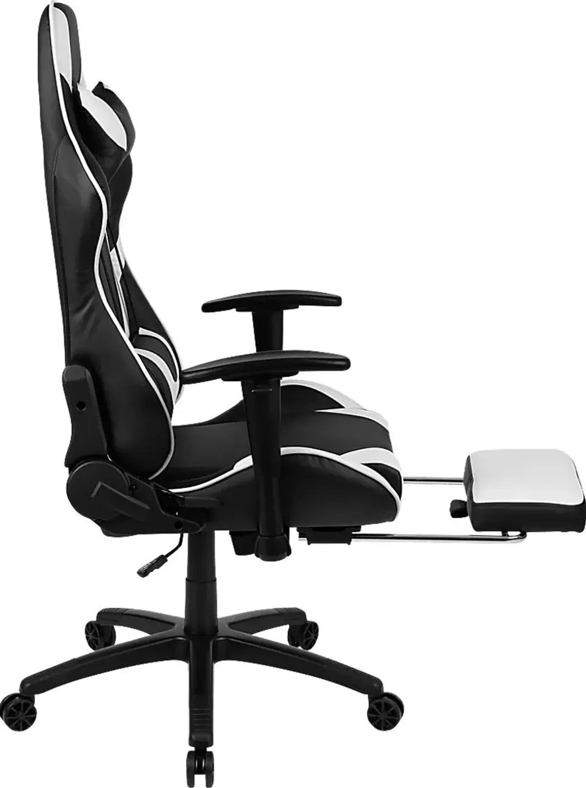 Trexxe White Ergonomic PC Gaming Chair with Footrest