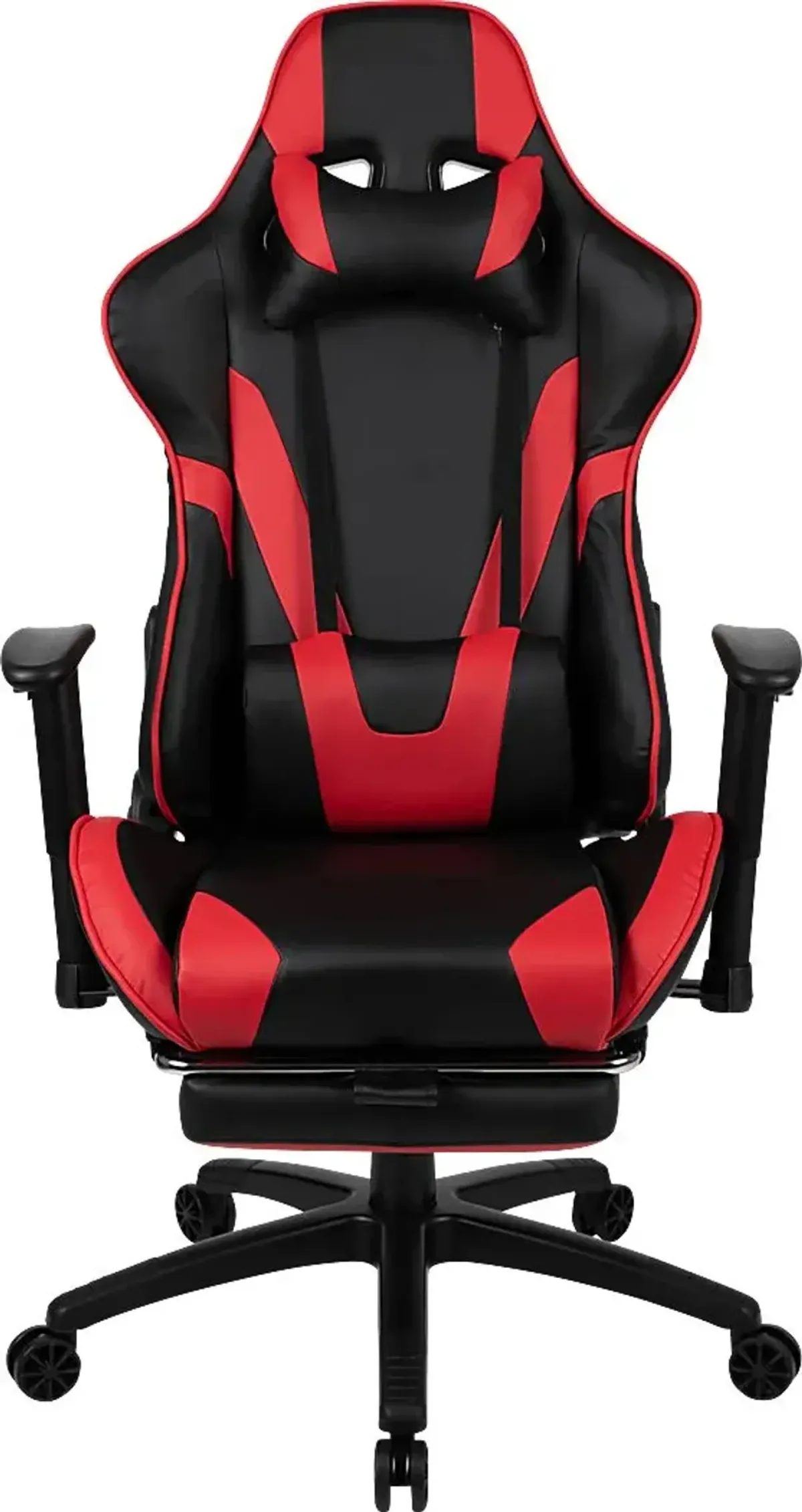 Trexxe Red Ergonomic PC Gaming Chair with Footrest