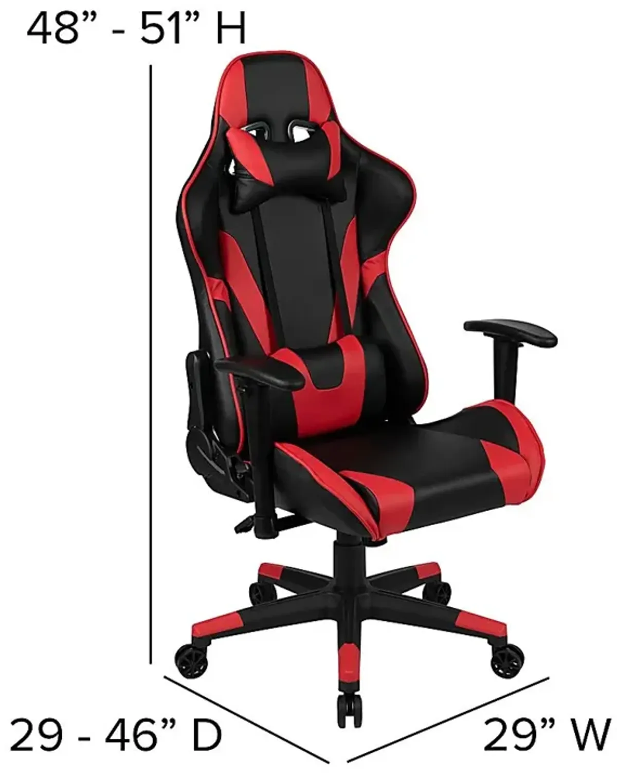Trexxe Red Ergonomic PC Gaming Chair