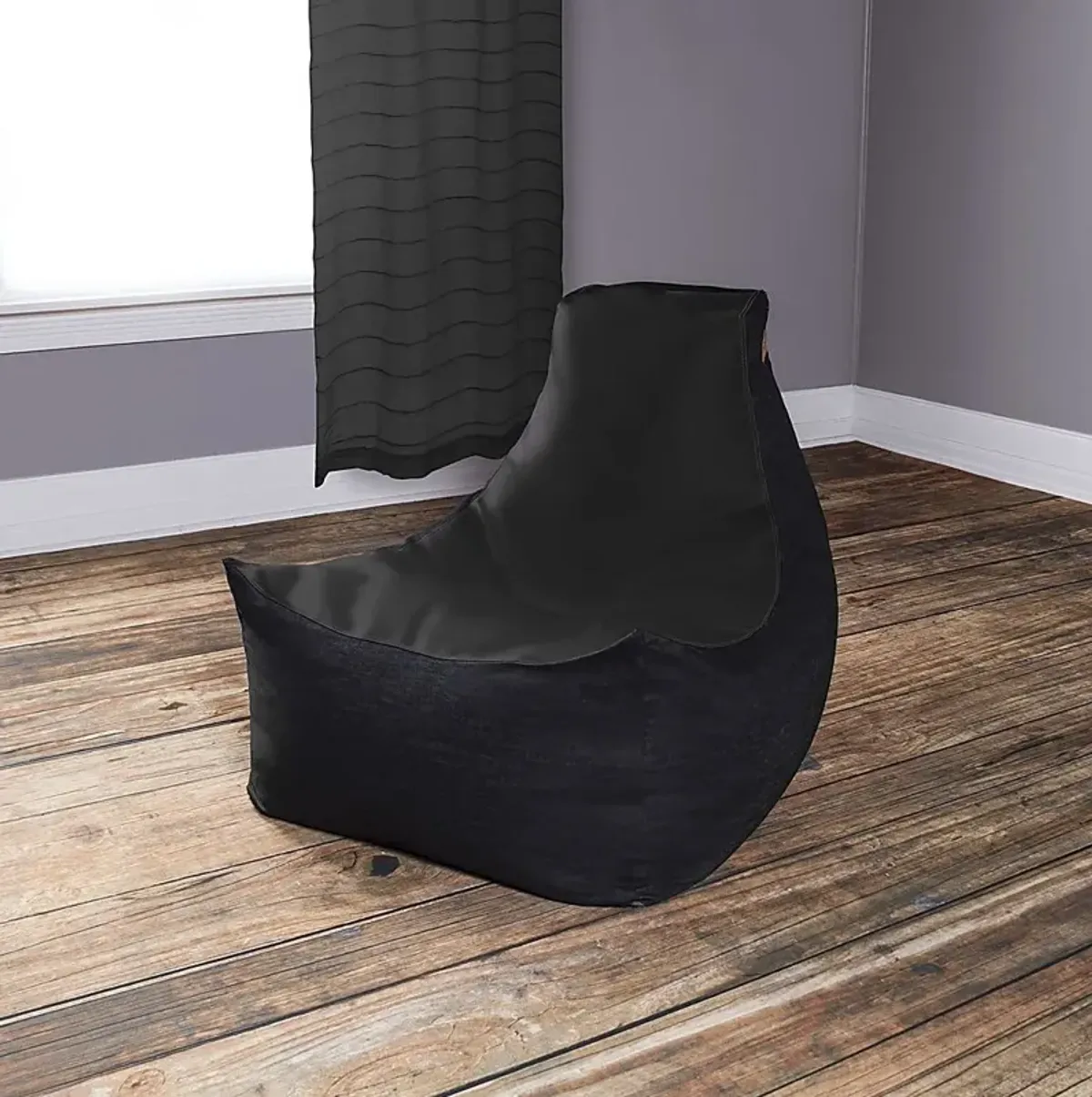 Kids Azani Black Gaming Bean Bag Chair