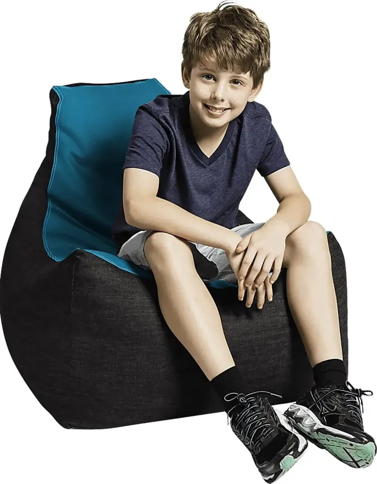 Kids Azani Blue Gaming Bean Bag Chair