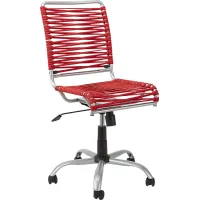 Kids Bungee Twist Red Desk Chair
