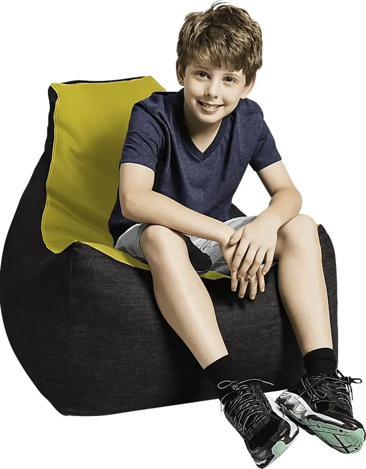 Kids Azani Yellow Gaming Bean Bag Chair