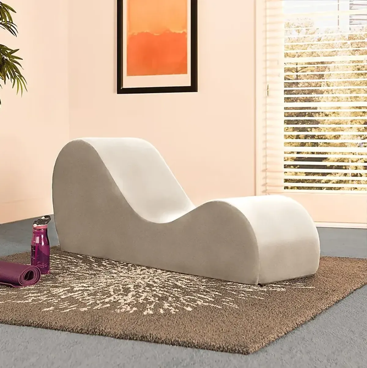 Kids Asanna Beige Lounge Chair