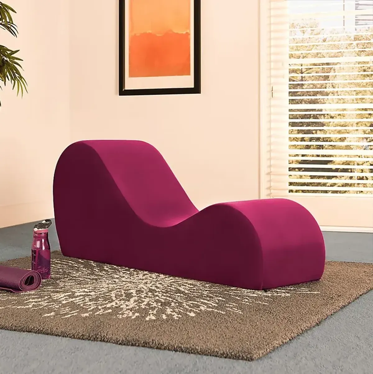 Kids Asanna Red Lounge Chair