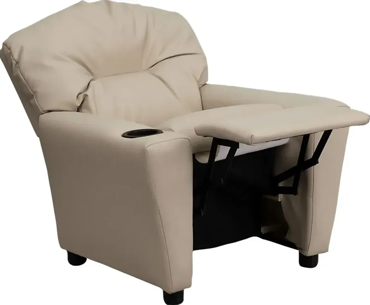 Kids Chappie Beige Recliner