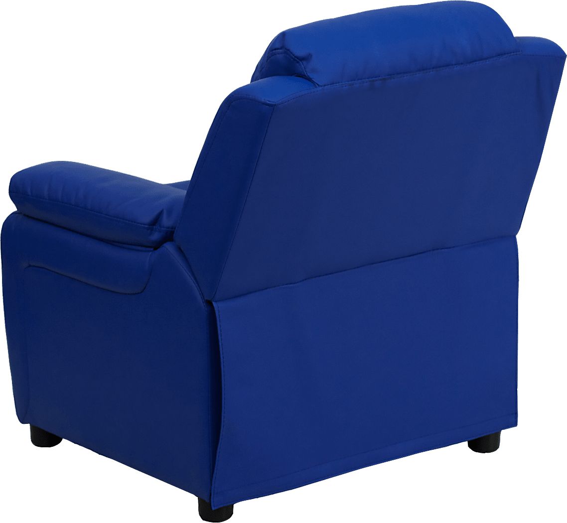 Kids Dreux Blue Recliner