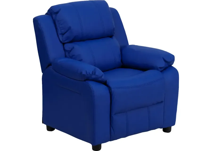 Kids Dreux Blue Recliner