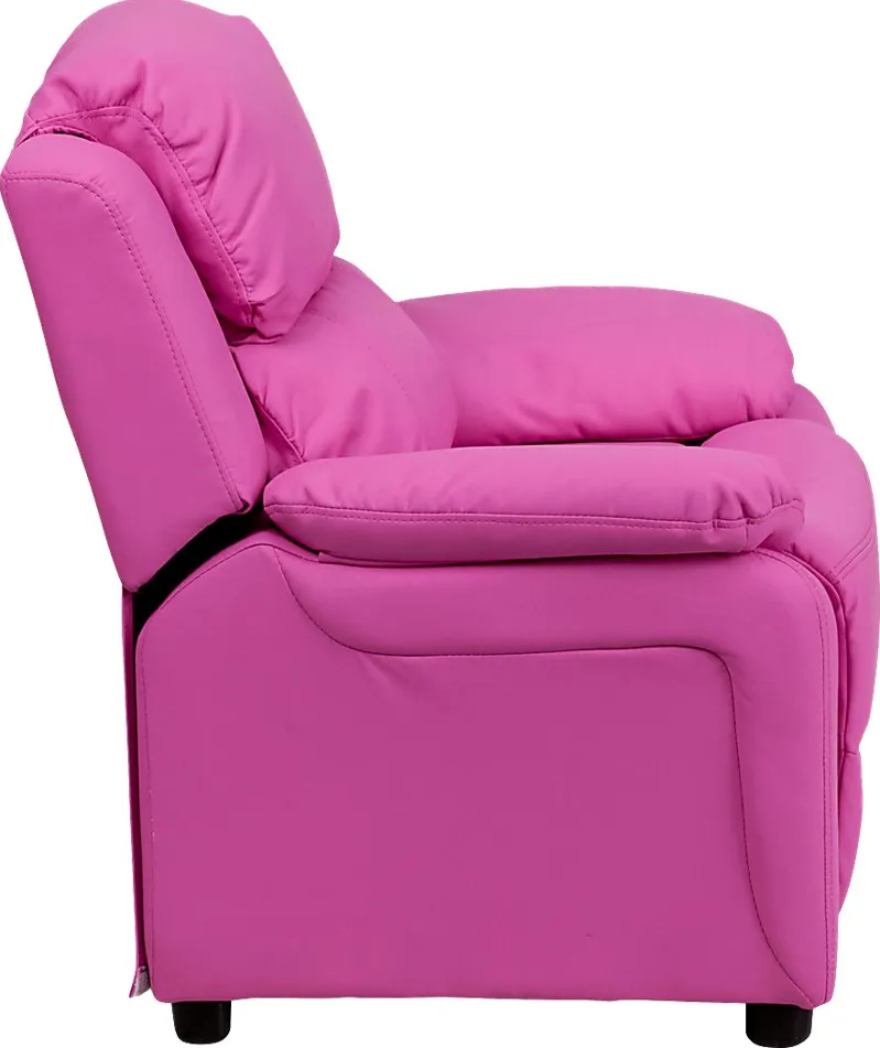 Kids Dreux Pink Recliner