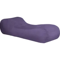 Kids Comfy Lush Purple Bean Bag Chair