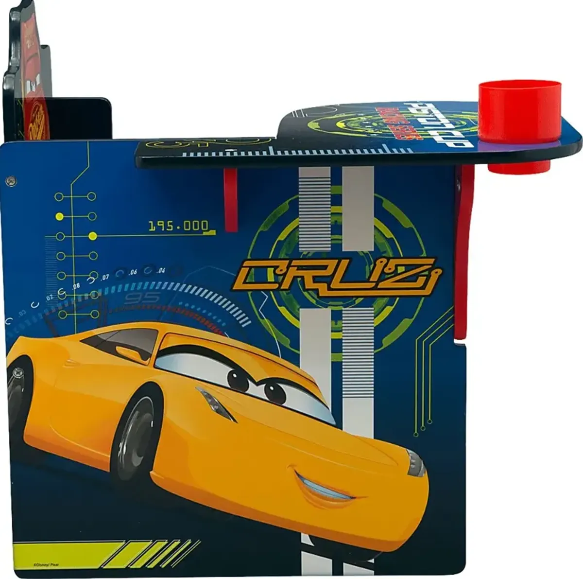 Kids Disney Cars Blue Chair Desk