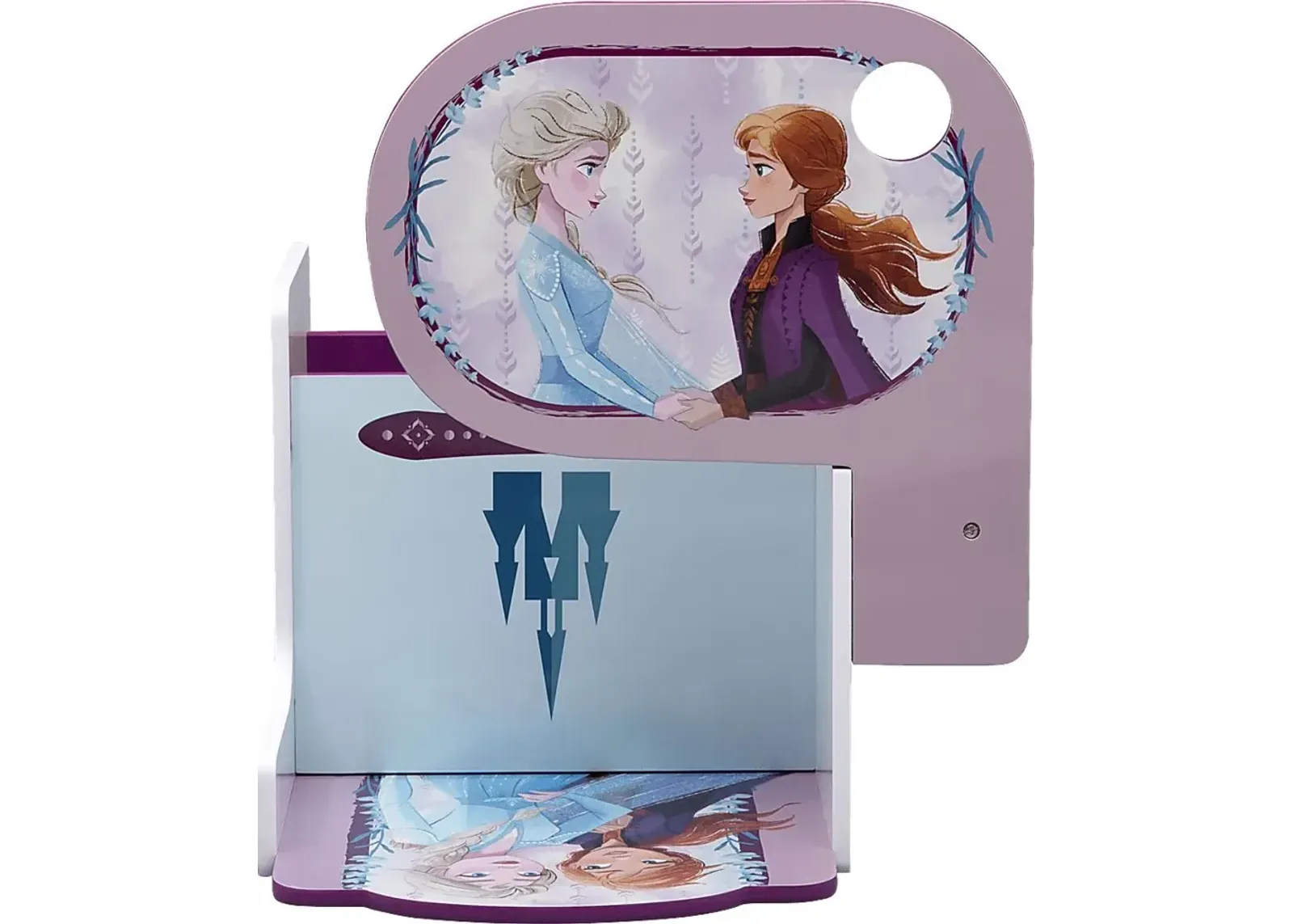 Kids Disney Frozen II Lilac Chair Desk