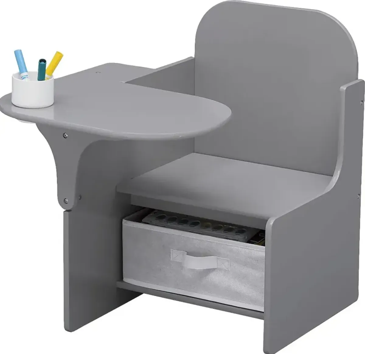 Kids Bentlee Gray Chair Desk