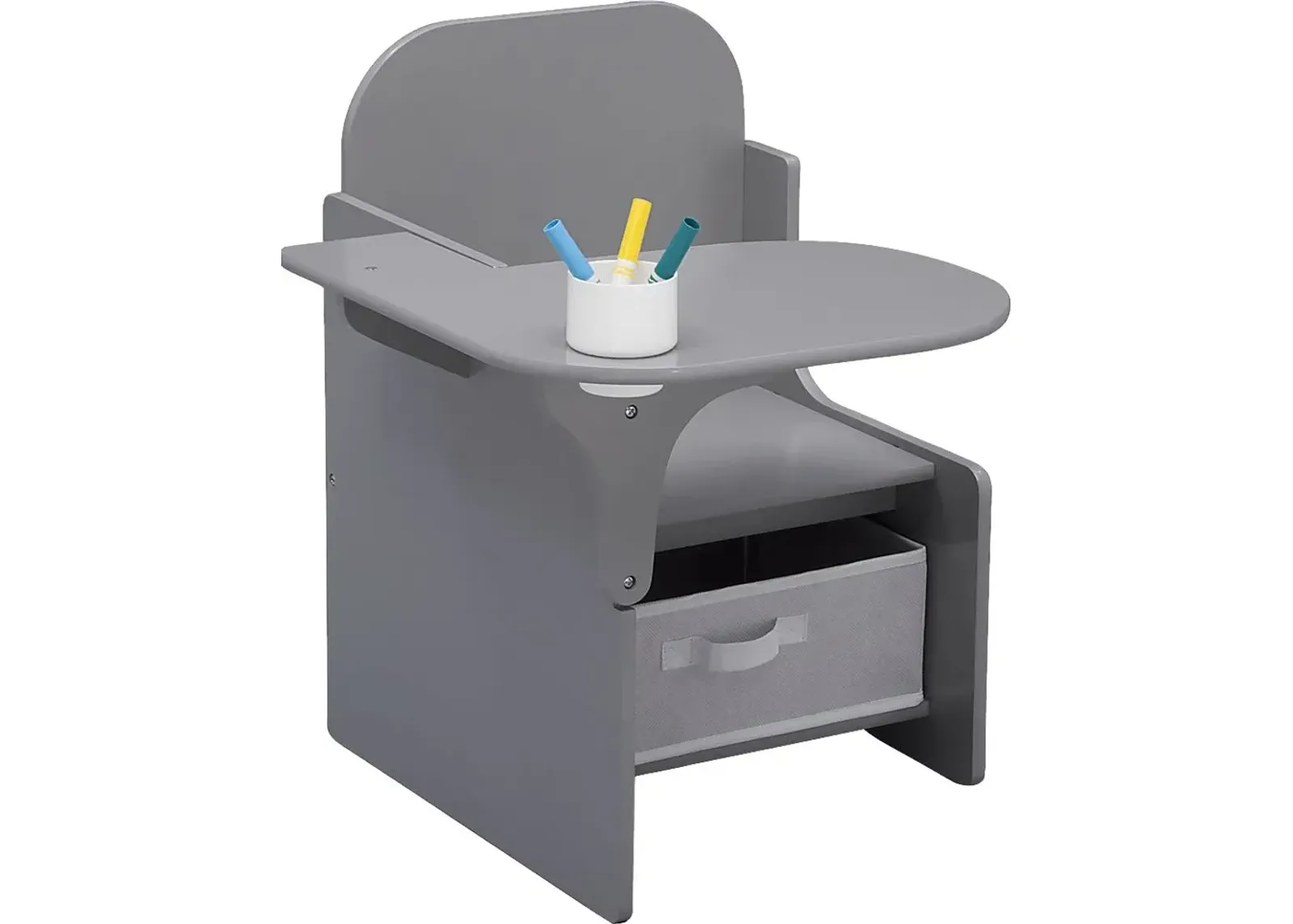 Kids Bentlee Gray Chair Desk