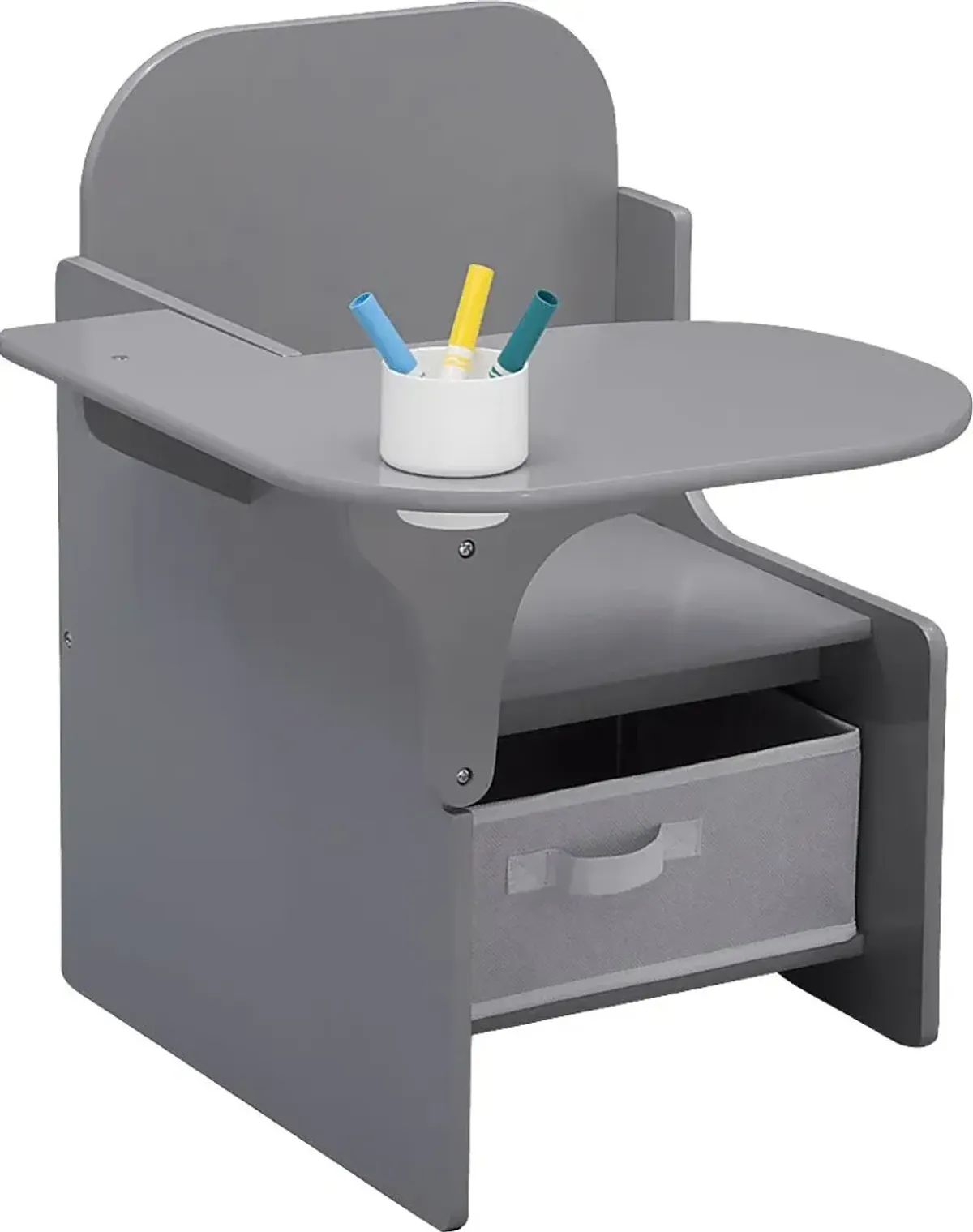 Kids Bentlee Gray Chair Desk